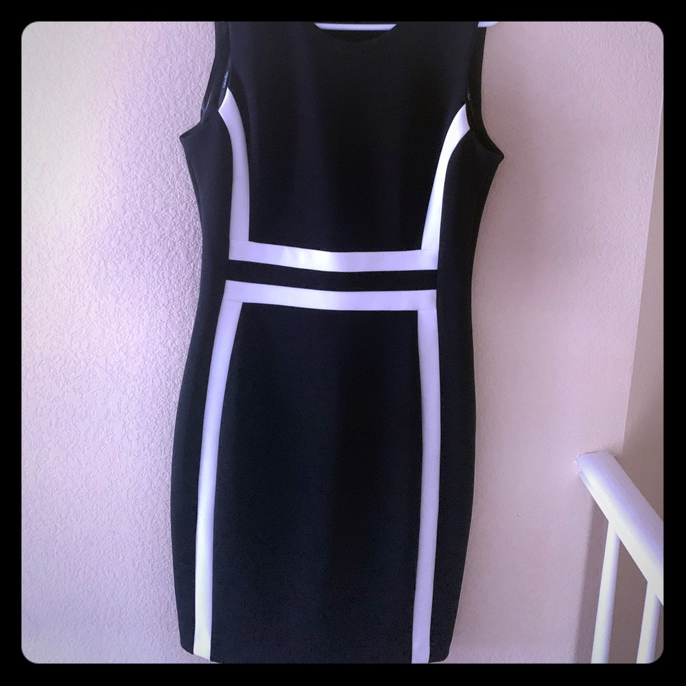 Calvin Klein color block dress